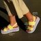 Reef Water Vista Higher Women's Platform Sandals - Natural/hot Pink