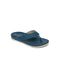 Reef Cushion Bonzer Men's Beach Sandals - Deep Sea/White