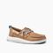 Reef Swellsole Pier Men\'s Boat Shoes - Brown - Angle