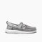 Reef Swellsole Pier Men\'s Boat Shoes - Grey - Side