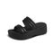 Reef Lofty Lux Hi Women's Platform Sandals - Black