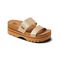 Reef Cushion Vista Hi 2.5 Women's Platform Sandals - Champagne