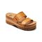 Reef Cushion Vista Hi 2.5 Women's Platform Sandals - Natural