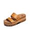 Reef Cushion Vista Hi 2.5 Women's Platform Sandals - Natural