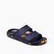 Reef Oasis Double Up Men\'s Water Friendly Sandals - Navy Sunset - Angle