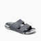 Reef Oasis Double Up Men\'s Water Friendly Sandals - White/grey Marble - Angle