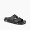Reef Oasis Double Up Men\'s Water Friendly Sandals - Black/taupe Marble - Angle