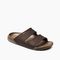 Reef Oasis Double Up Men\'s Water Friendly Sandals - Brown/tan - Angle