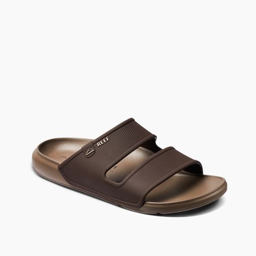 Reef Oasis Double Up Men\'s Water Friendly Sandals - Brown/tan - Angle