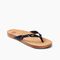 Reef Cushion Court Twist Women\'s Sandals - Black - Angle