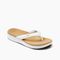 Reef Cushion Cloud Women\'s Comfort Sandals - White/tan - Angle