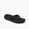 Reef Cushion Cloud Women\'s Comfort Sandals - Black - Angle