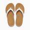 Reef Cushion Cloud Women\'s Comfort Sandals - White/tan - Top