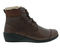 Drew Josie Women's Therapeutic Boots - Brown Leather - Outside View
