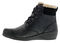 Drew Josie Women's Therapeutic Boots - Black Leather - Inside View