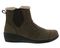Drew Jayla Women's Orthotic Boots - Olive Nubuck - Outside View