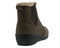 Drew Jayla Women's Orthotic Boots - Olive Nubuck - Back View