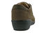 Drew Jemma Women's Therapeutic Shoe - Olive Nubuck - Back View