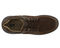 Drew Miles Men's Casual Shoe - Dark Brown Leather - Top View