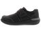 Drew Marshall Men's Casual Comfort Shoe - Black Nubuck/Leather - Inside View