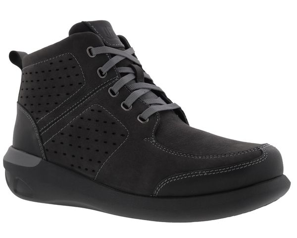 Drew Murphy Men's Ankle Boot - Black Nubuck/Leather - Main View