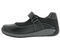 Drew Trust Women's Therapeutic Shoe - Black Leather - Inside View