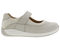Drew Trust Women's Therapeutic Shoe - Ivory Leather - Outside View