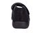 Drew Trust Women's Therapeutic Shoe - Black/Silver Leather - Back View