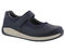Drew Trust Women's Therapeutic Shoe - Navy Leather - Main View