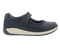 Drew Trust Women's Therapeutic Shoe - Navy Leather - Outside View