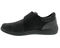 Drew Moonlite Women's Adjustable Strap Shoe - Black Combo - Inside View