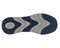 Drew Presto Men's Athletic Shoe - Navy Mesh Combo - Sole View