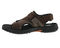 Drew Wander Men's Sandal - Brown Leather Combo - Inside View