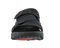 Drew Wander Men's Sandal - Black Leather Combo - Front View