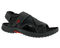 Drew Wander Men's Sandal - Black Leather Combo - View 2