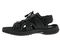 Drew Waves Men's Sandal - Black Leather Combo - Inside View
