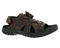 Drew Waves Men's Sandal - Brown Leather Combo - Main View
