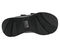 Drew Contessa Women's Double Hook and Loop Sneaker - Black Combo - Sole View