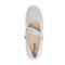 Propet Yara Mary Jane - Women's Ballet Flat - Light Gray - top view