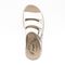 Propet Breezy Walker Slide - Women's Adjustable Sandal - White Onyx - top view