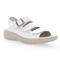 Propet Breezy Walker Women's Sandal - White Onyx - angle main
