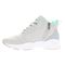 Propet Stability Strive Mid Women's Walking Shoe - Grey/mint - inside view