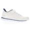 Propet TravelActiv Axial FX Women's Sneaker - White/navy - outside view