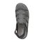 Propet Hunter Men's Fisherman Sandal - Black - top view