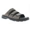 Propet Hatcher Men's Slide Sandal - Dark Grey - angle main