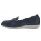 Propet Yetta Women's Wedge Heel Shoe - Navy - inside view