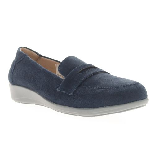 Propet Yetta Women's Wedge Heel Shoe - Navy - angle main