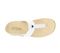 Strive Alana - Women's Toe Post, Adjustable, Backstrap Sandals - White - Overhead