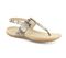 Strive Alana - Women's Toe Post, Adjustable, Backstrap Sandals - Snake Glamour - Angle