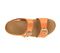 Strive Amalfi - Women's Adjustable, Back Strap, Elevated heel Sandal - Tangerine - Overhead